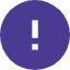 purple alert icon